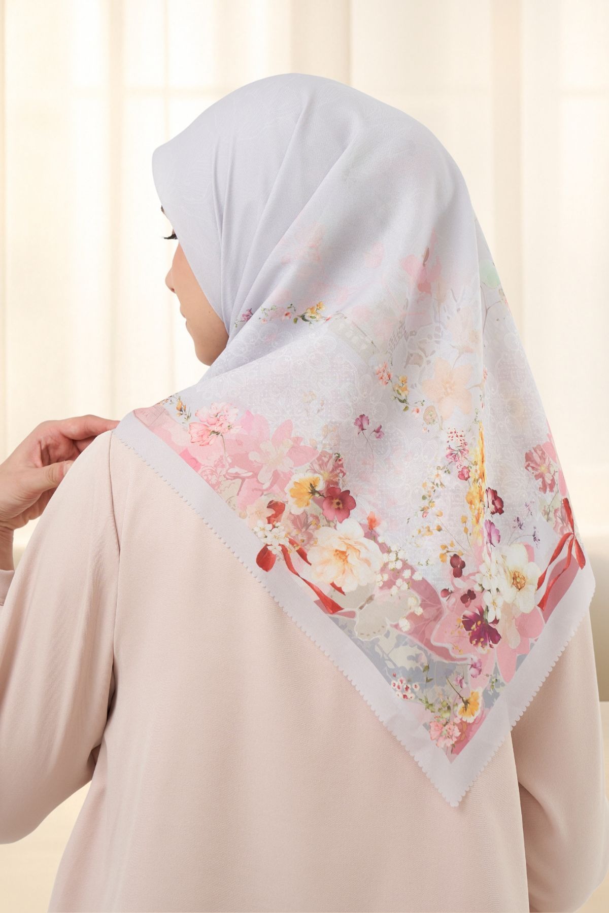 LEAF Rahma Scarf - Silver