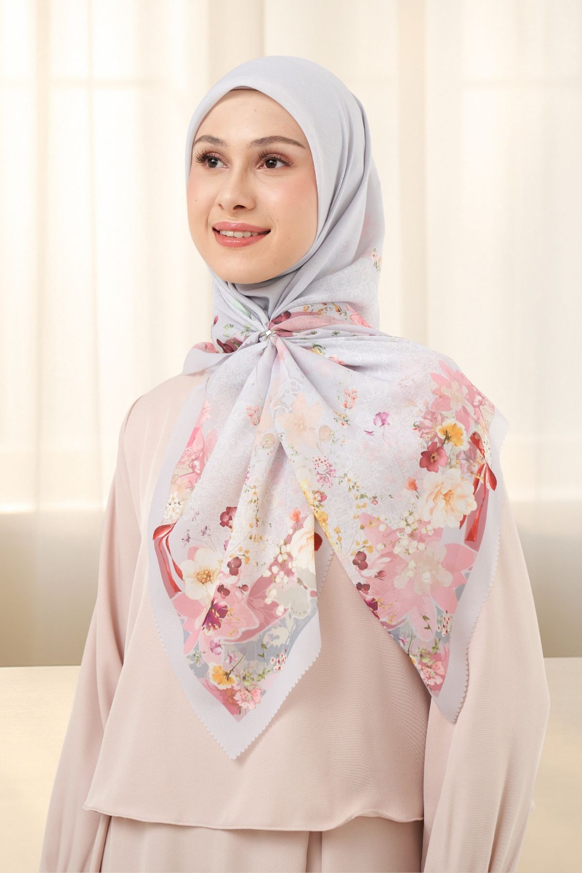 LEAF Rahma Scarf - Silver