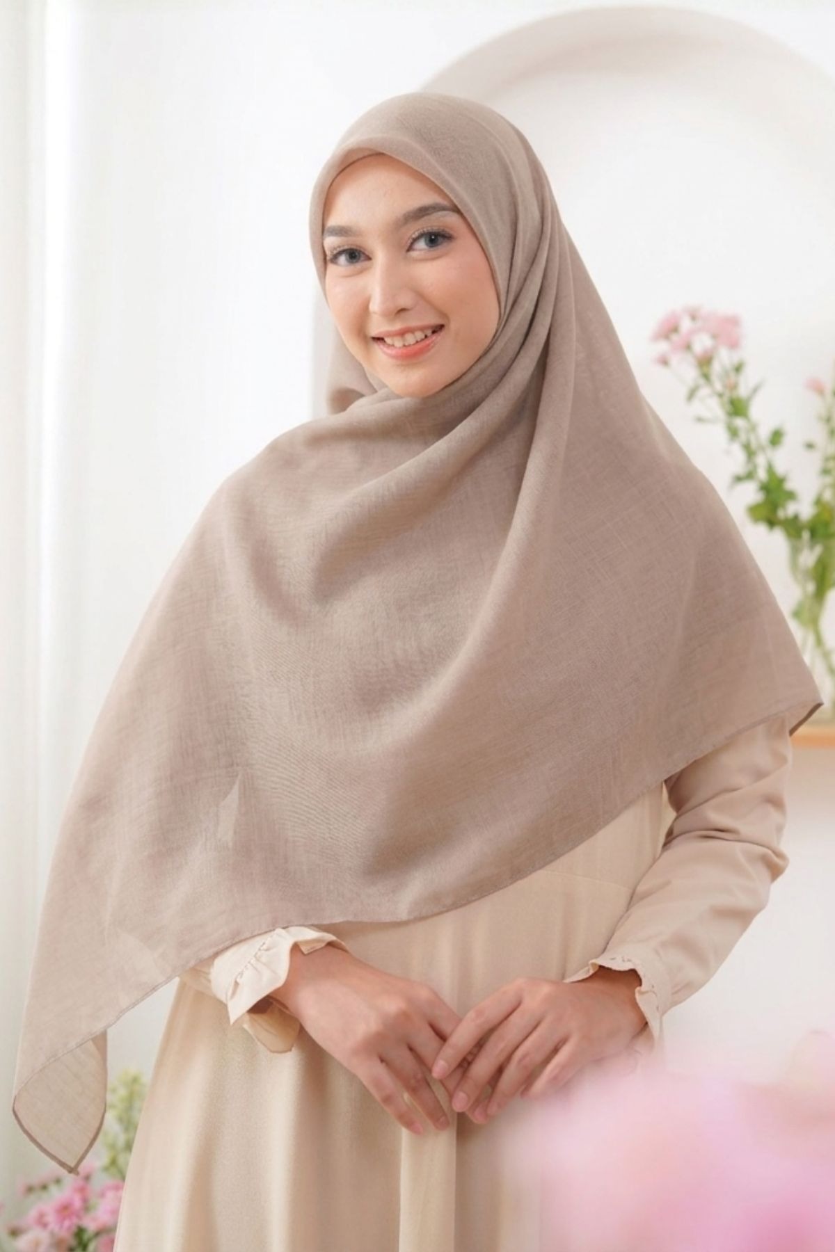 HIRA - Segiempat Mina Syar'i Lasercut JUMBO Polycotton