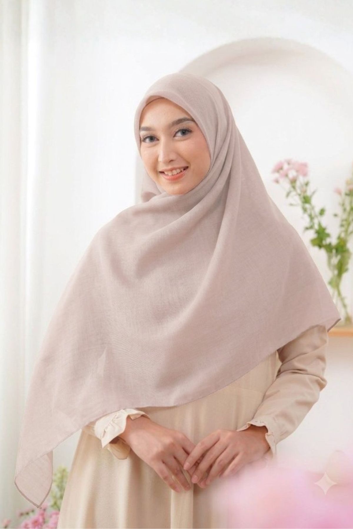 HIRA - Segiempat Mina Syar'i Lasercut JUMBO Polycotton