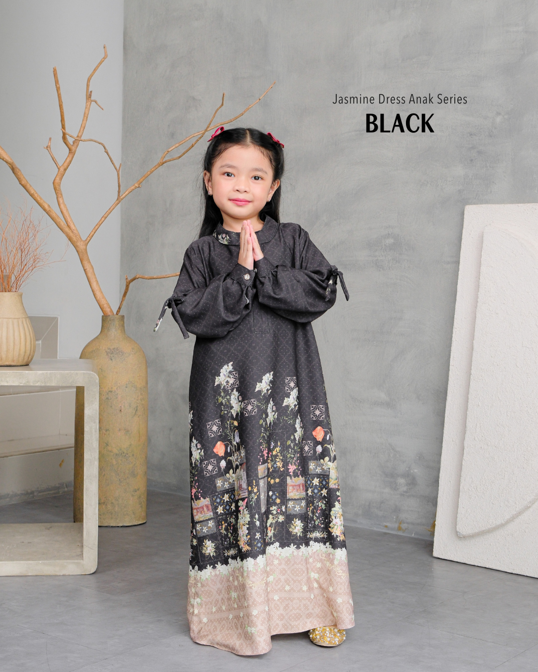 Jasmine Family Set - Black
