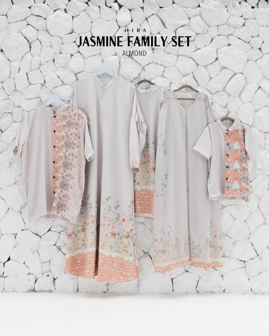 Jasmine Family Set - Almond
