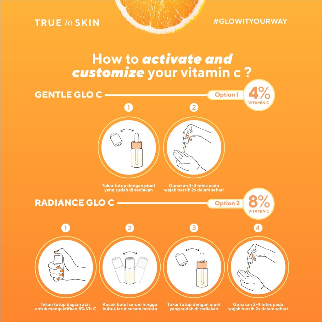 Glo-C Booster Serum (Vit C, Alpha Arbutin) Dark Spot and Brigthening Serum