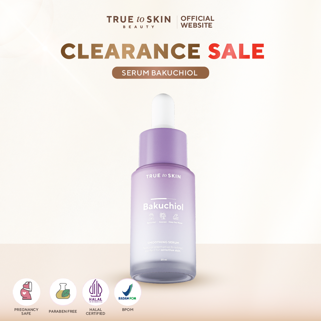 True to Skin Bakuchiol Skin Smoothing & Anti-aging Serum - Tekstur Kulit, Mengatasi Jerawat, Alternatif Natural Retinol
