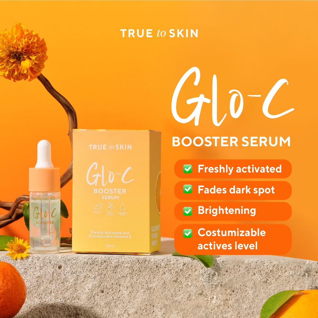 Glo-C Booster Serum (Vit C, Alpha Arbutin) Dark Spot and Brigthening Serum