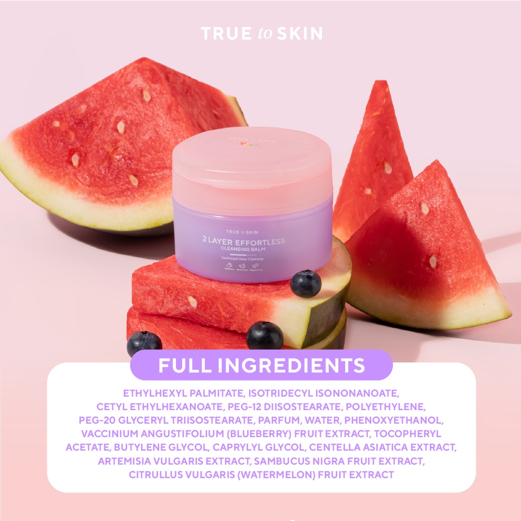 [TRUE TO SKIN x YUPI] 2 Layer Effortless Cleansing Balm 80gr