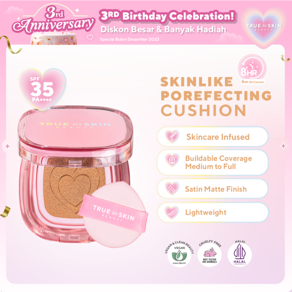 REFILL CUSHION - True to Skin Skinlike Porefecting Cushion SPF 35 PA++++