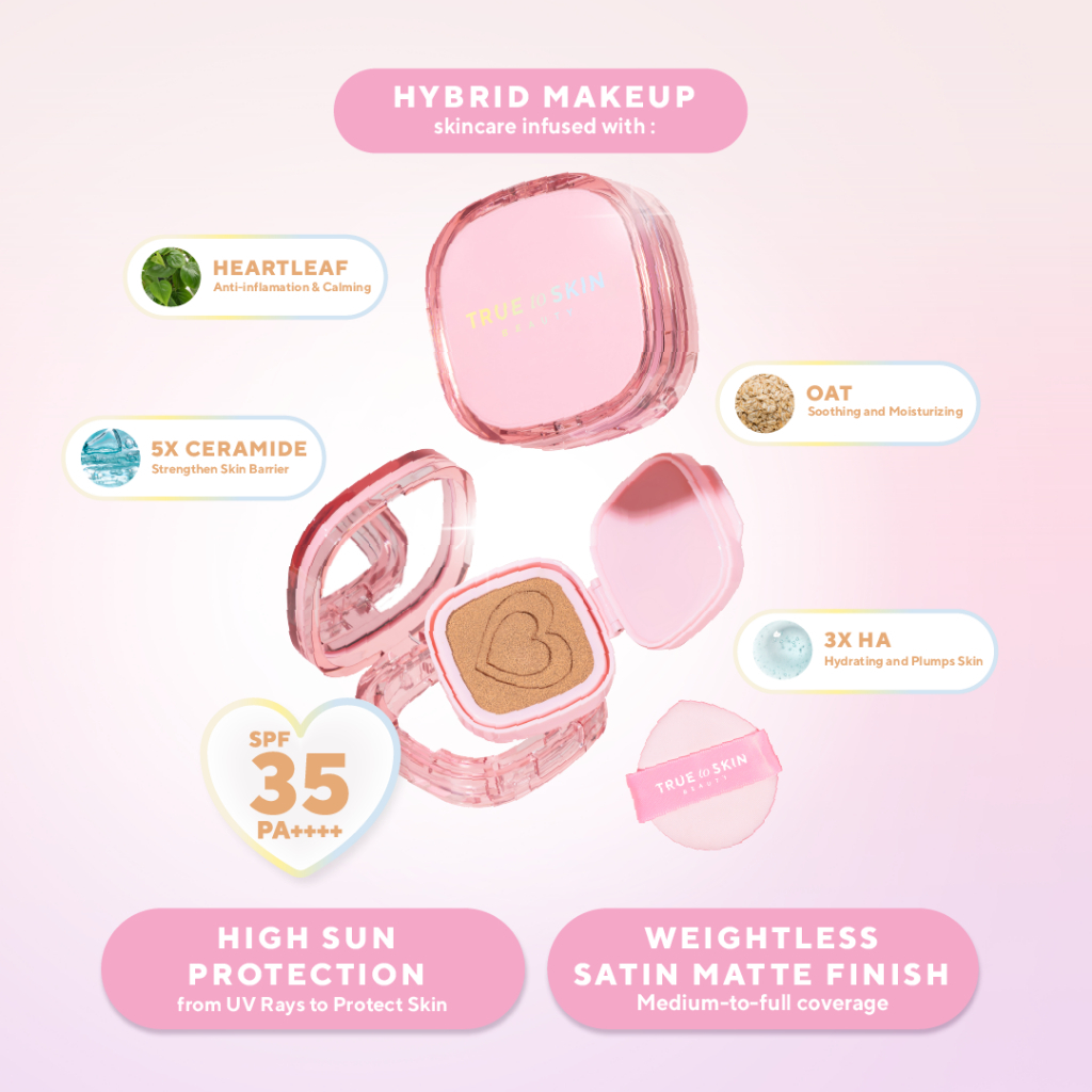 [ BEST DEAL ] CUSHION + REFILL - Skinlike Porefecting Cushion SPF 35 PA++++ ( BEST SELLER )