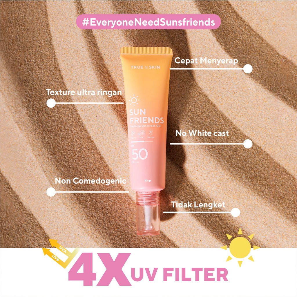 True to Skin Sunfriends Sunscreen Gel SPF 50 PA++++