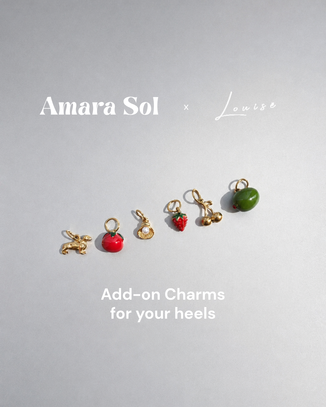 Add-On Charms 18k Gold Plated Stainless Steel - Louise Jewelry