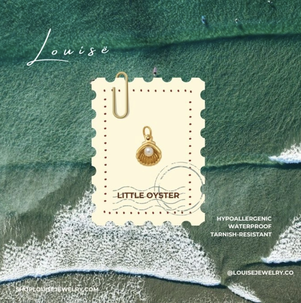 Add-On Charms 18k Gold Plated Stainless Steel - Louise Jewelry