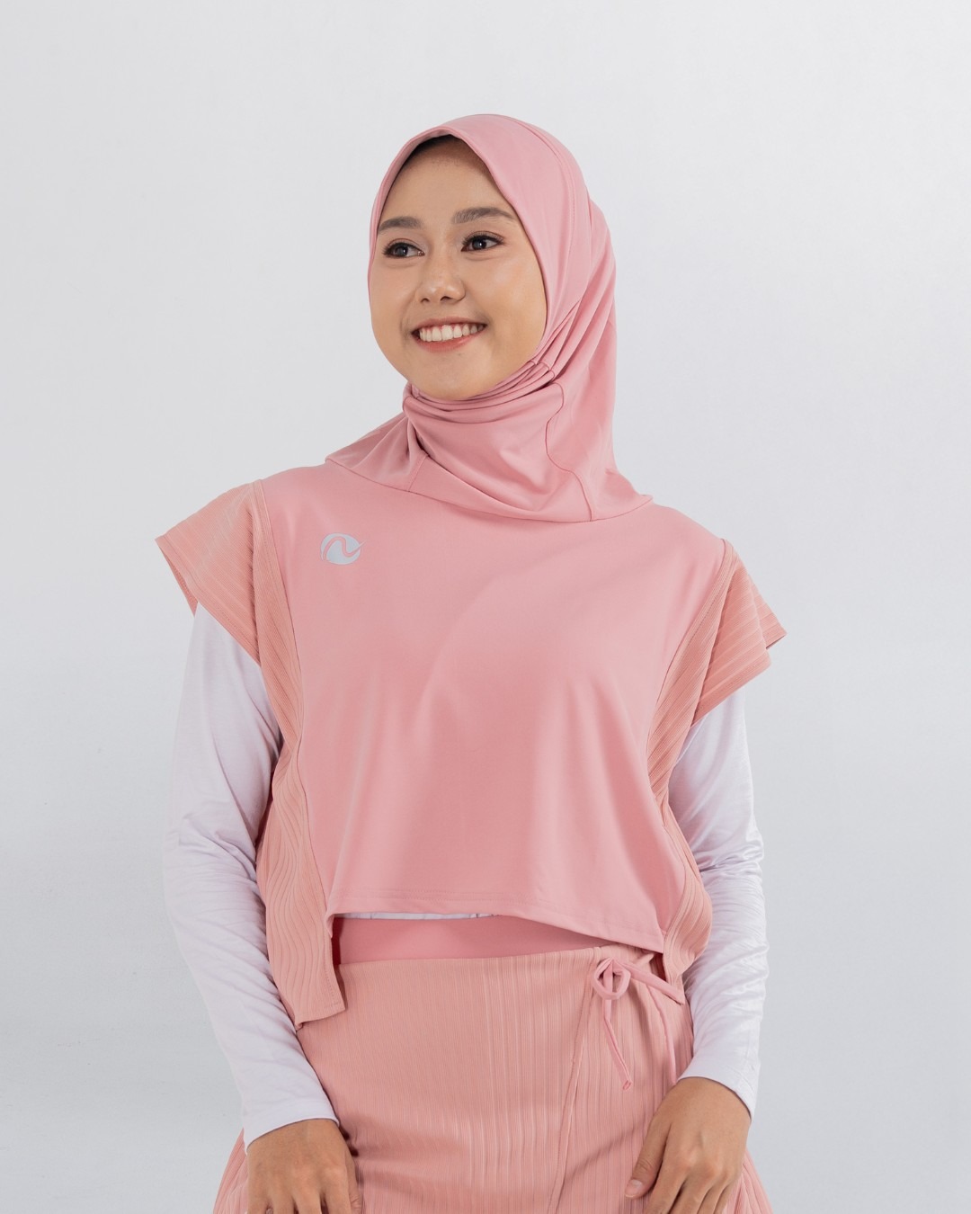 All Color Top Vest Hijab by Nixie Active - Atasan Rompi Hijab Olahraga Wanita