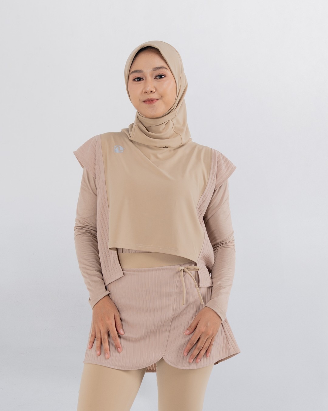 All Color Top Vest Hijab by Nixie Active - Atasan Rompi Hijab Olahraga Wanita