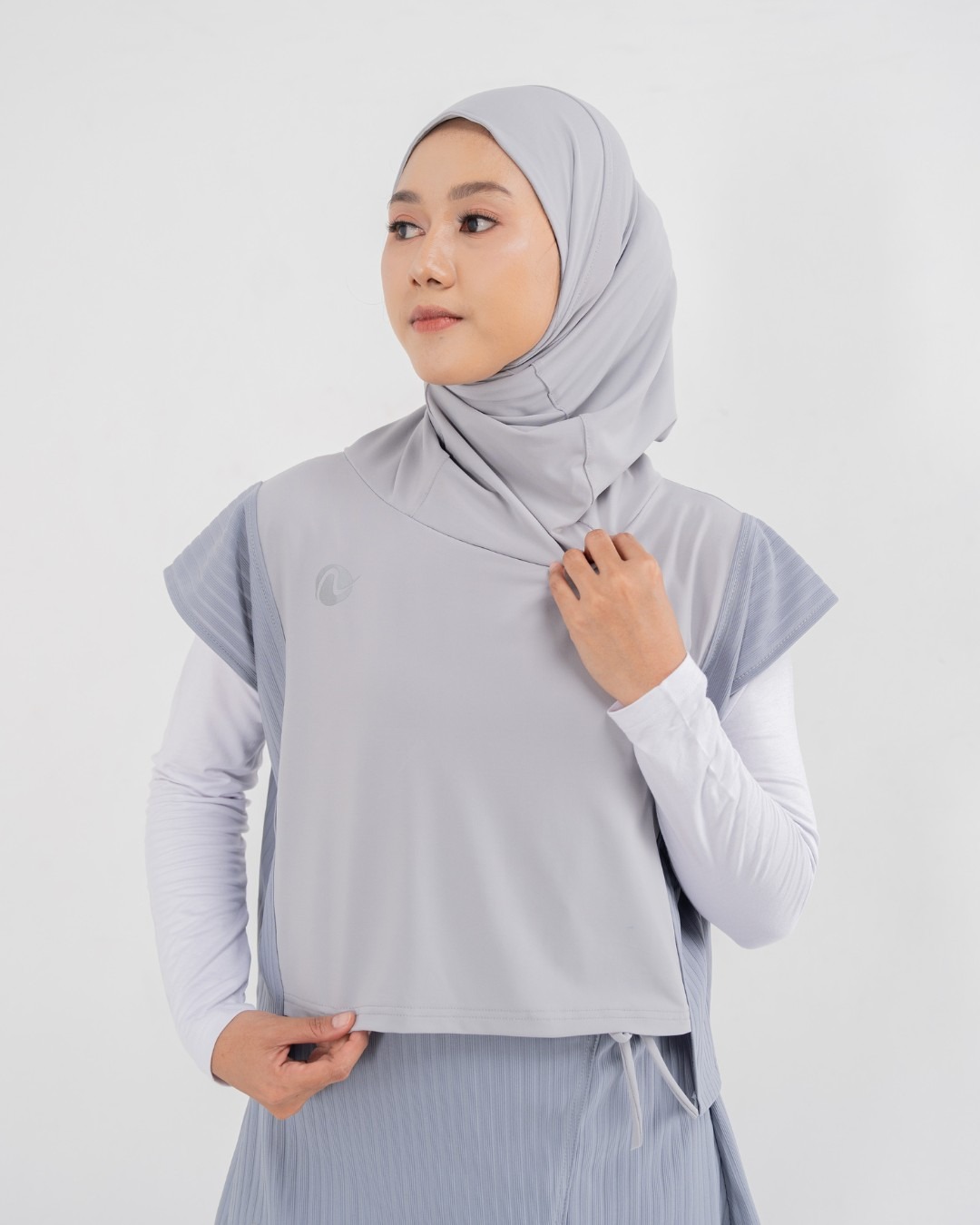 All Color Top Vest Hijab by Nixie Active - Atasan Rompi Hijab Olahraga Wanita