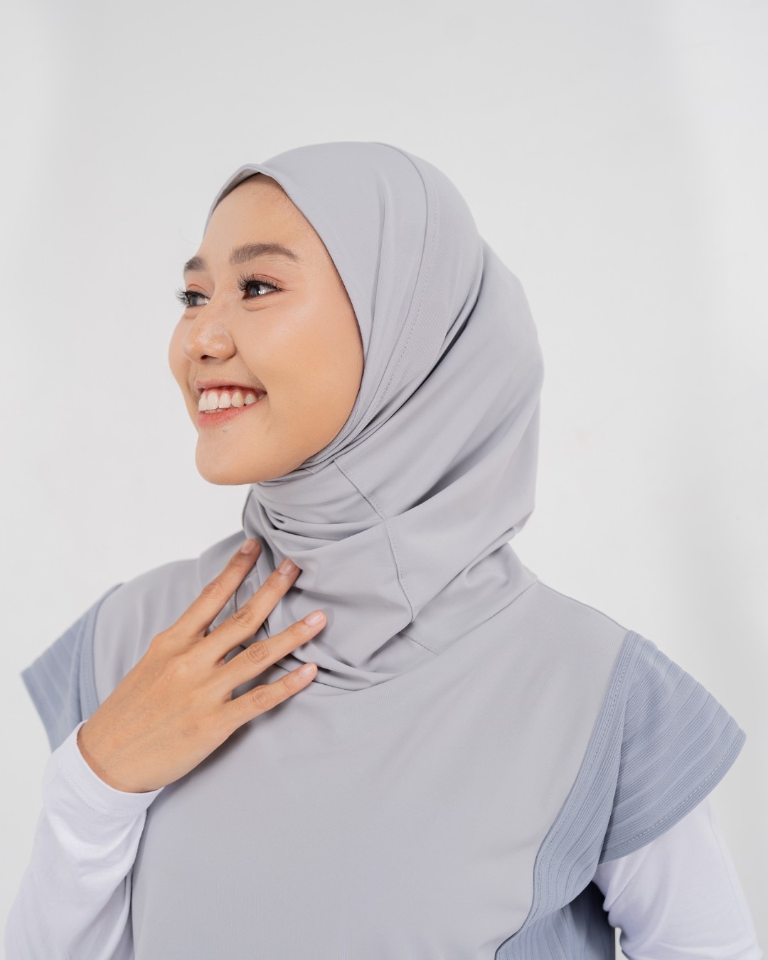 All Color Top Vest Hijab by Nixie Active - Atasan Rompi Hijab Olahraga Wanita