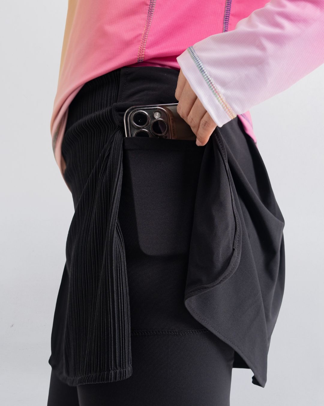 Dria Skirted legging - Black