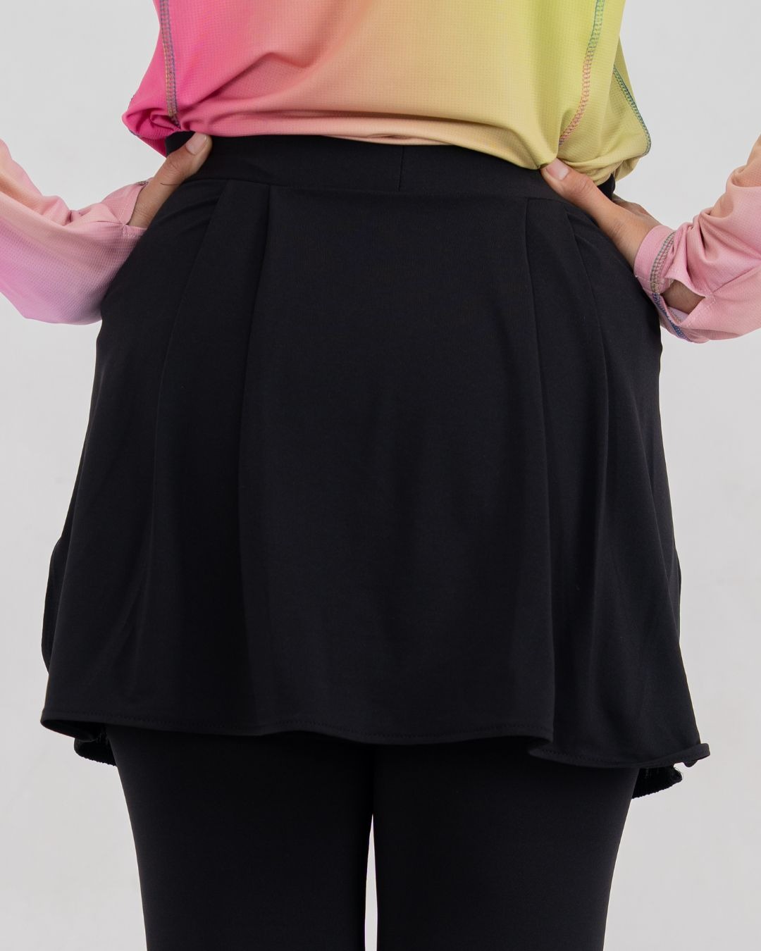 Dria Skirted legging - Black