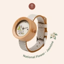 Maja Watch Jam Tangan Kayu - National Flower Jasmine