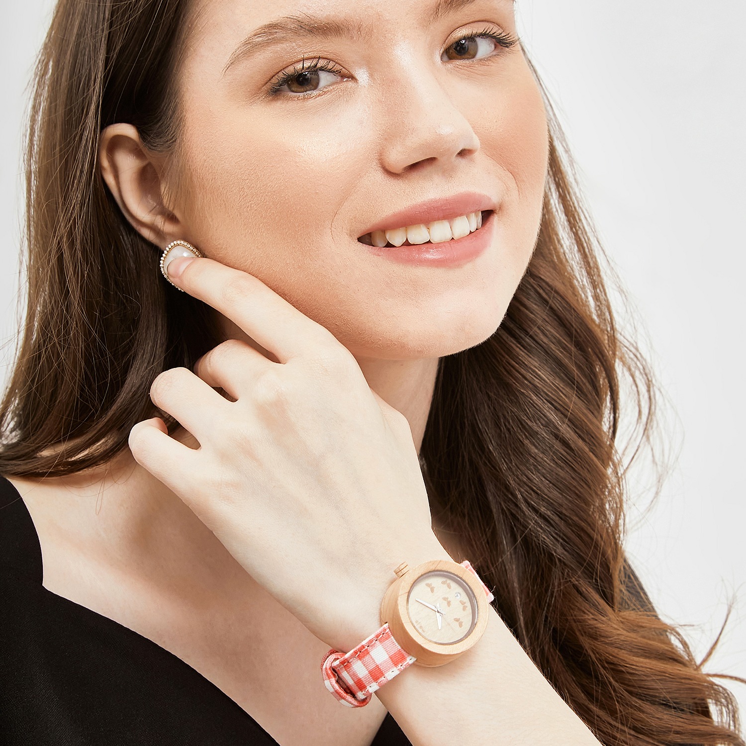 Maja Watch Jam Tangan Kayu - Kupu Sayap Renda Maple