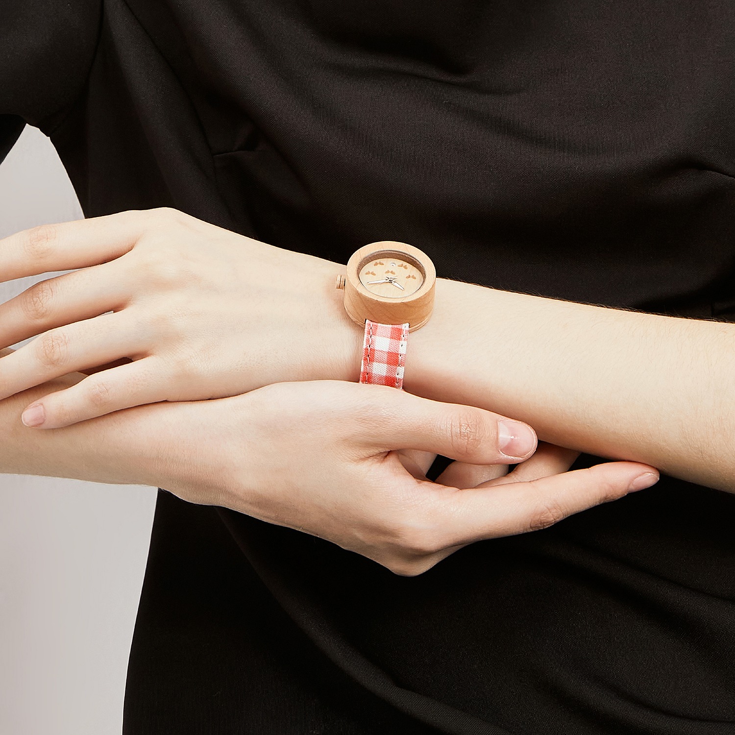 Maja Watch Jam Tangan Kayu - Kupu Sayap Renda Maple