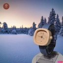 Maja Watch Jam Tangan Kayu - Sinta Winter Blue Series