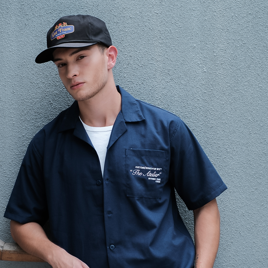 The Atelier Boxy Shirt in Blue