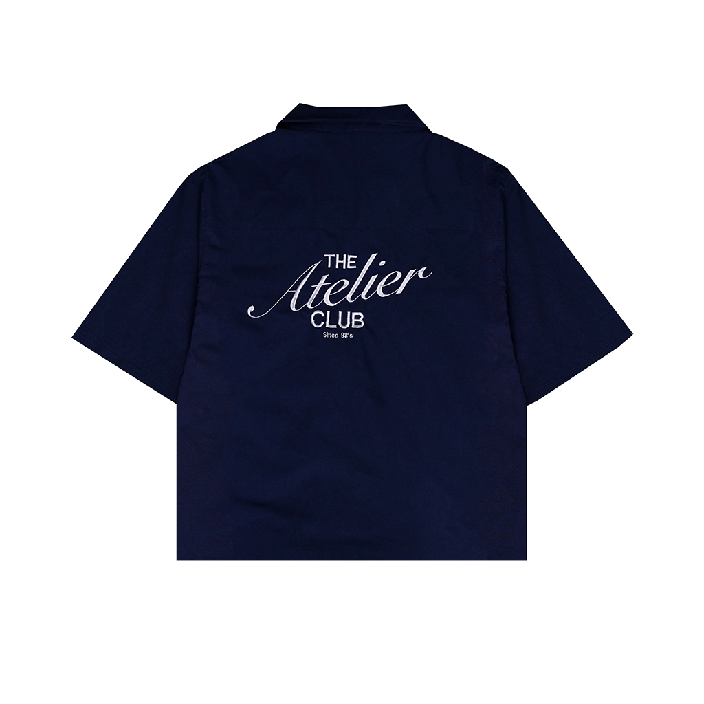 The Atelier Boxy Shirt in Blue