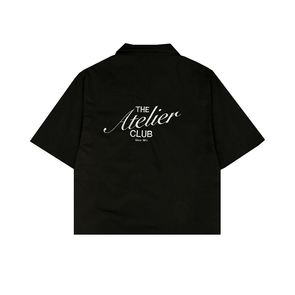 The Atelier Boxy Shirt in Black