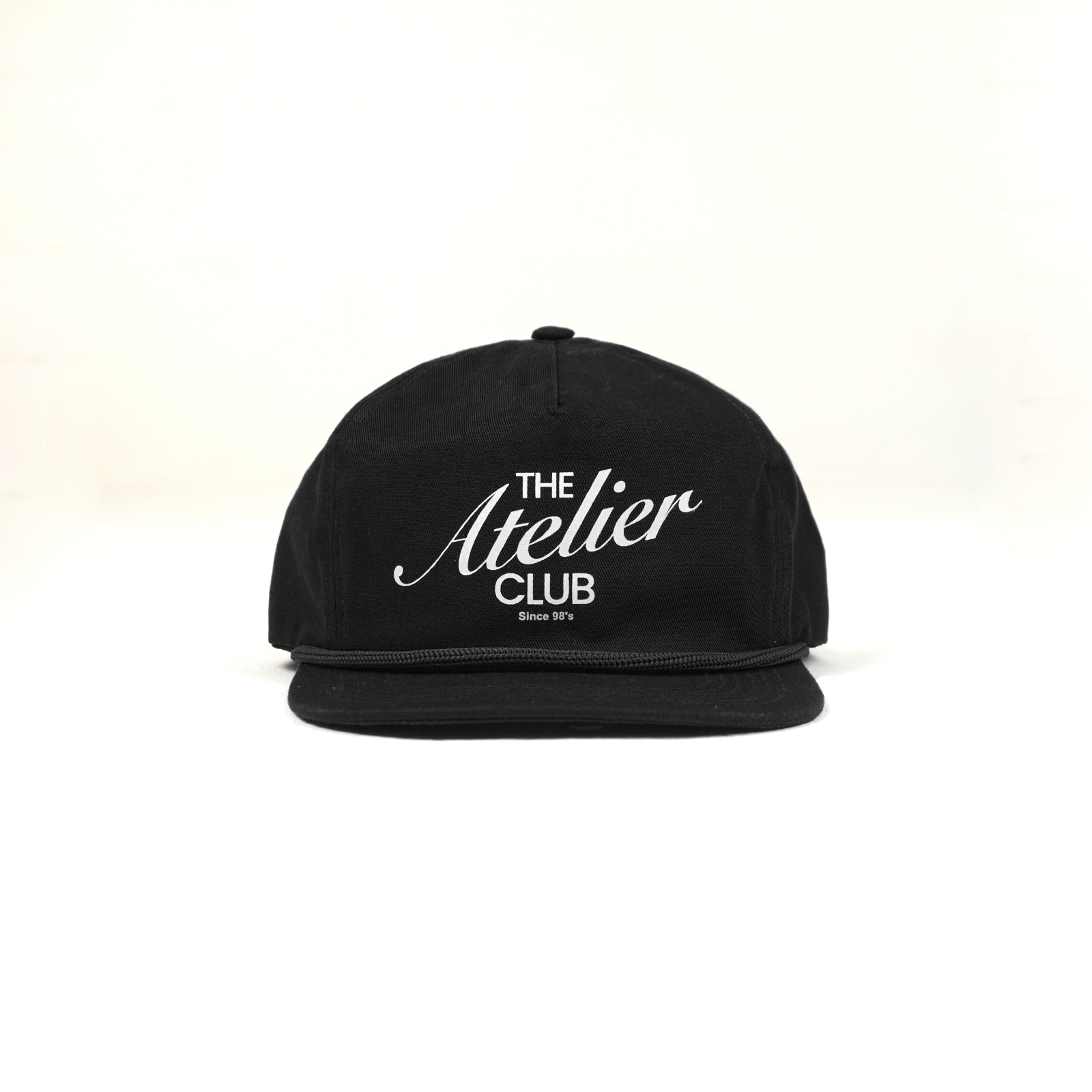 Atelier Script Logo Cap Black