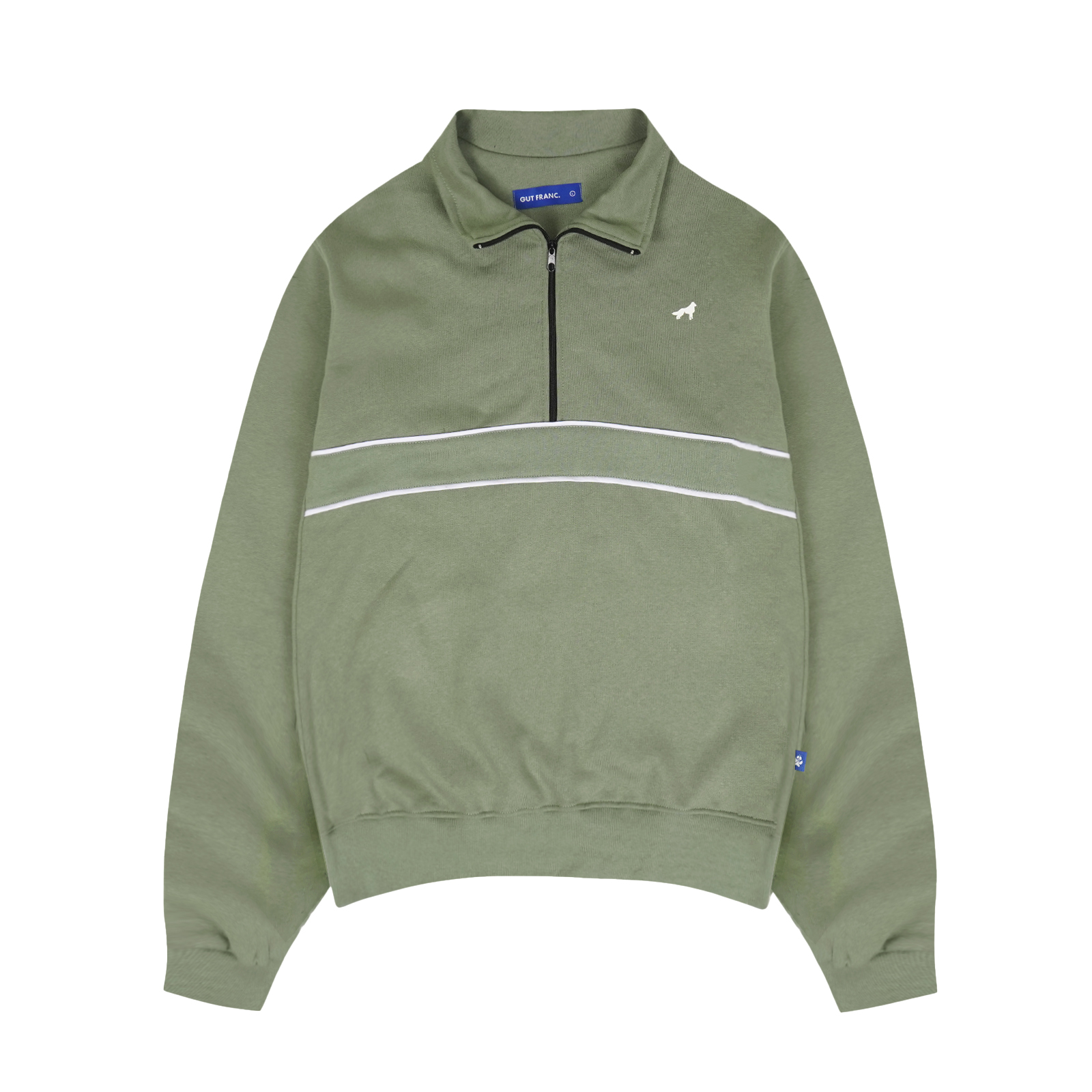 Franc Green Half Zip Sweater