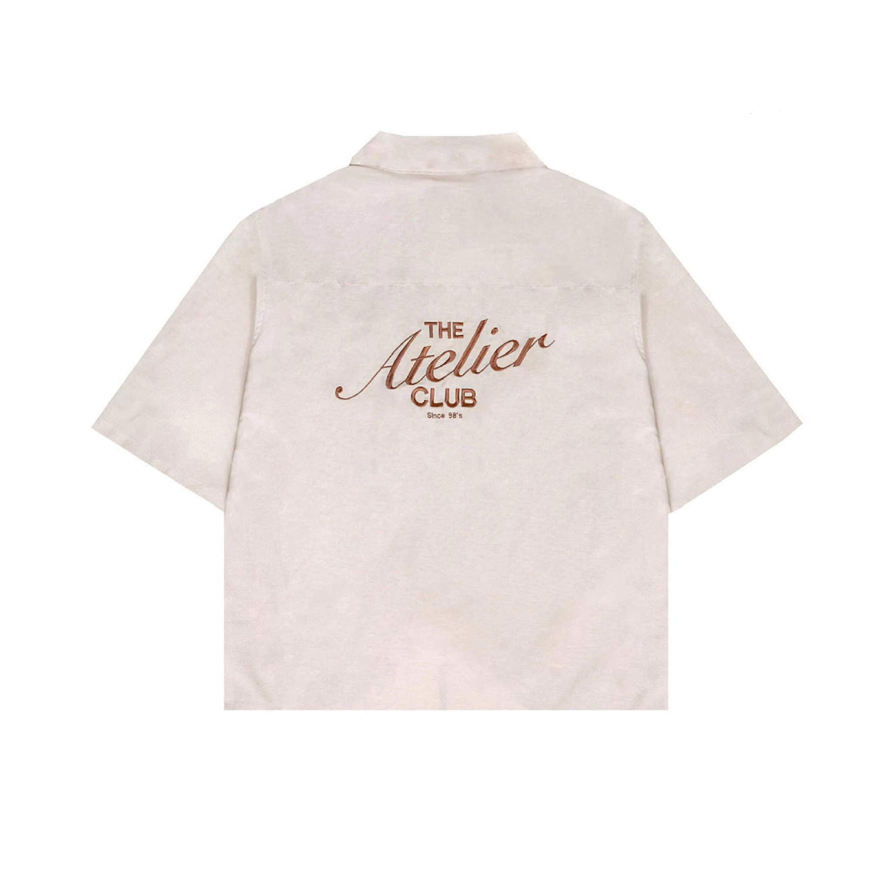 The Atelier Boxy Shirt in Beige