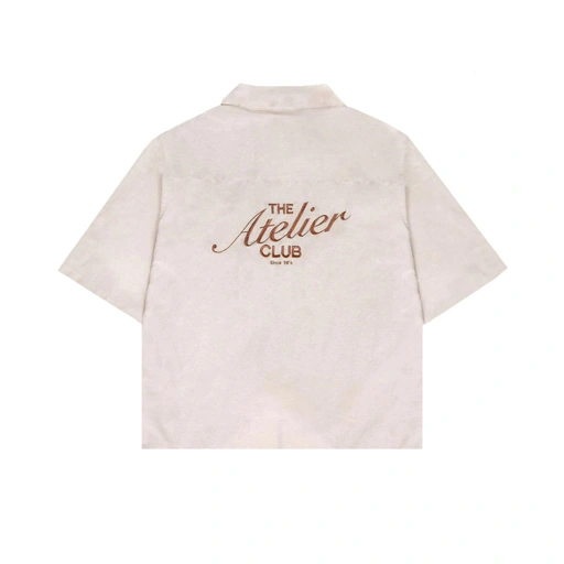 Image of The Atelier Boxy Shirt in Beige
