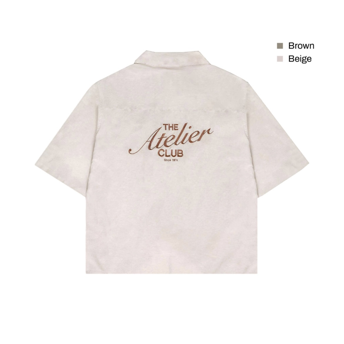 The Atelier Boxy Shirt in Beige