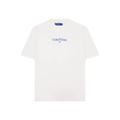 Image of Coke & Fries Regular Cotton Tees In White