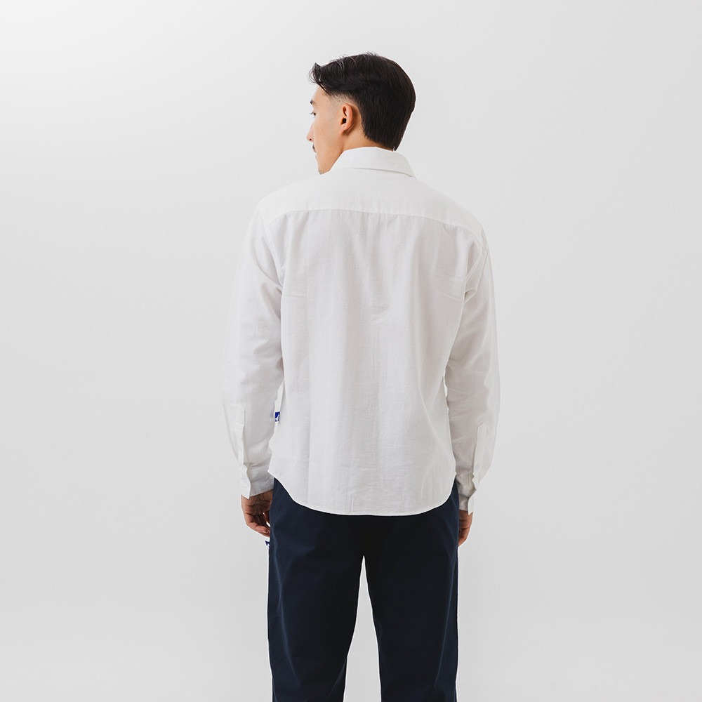 Franc Cotton Le Casual Shirt in White