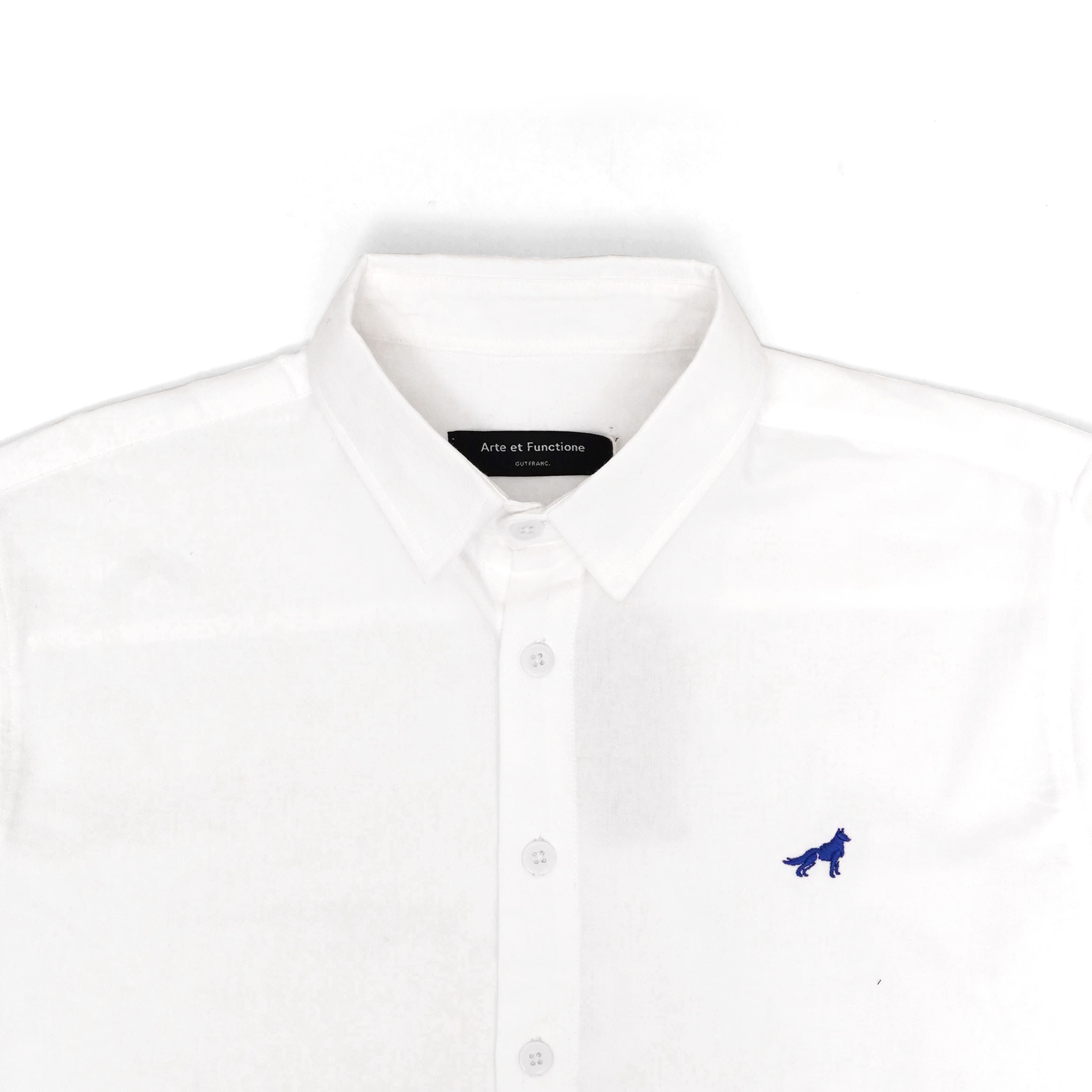 Franc Cotton Le Casual Shirt in White