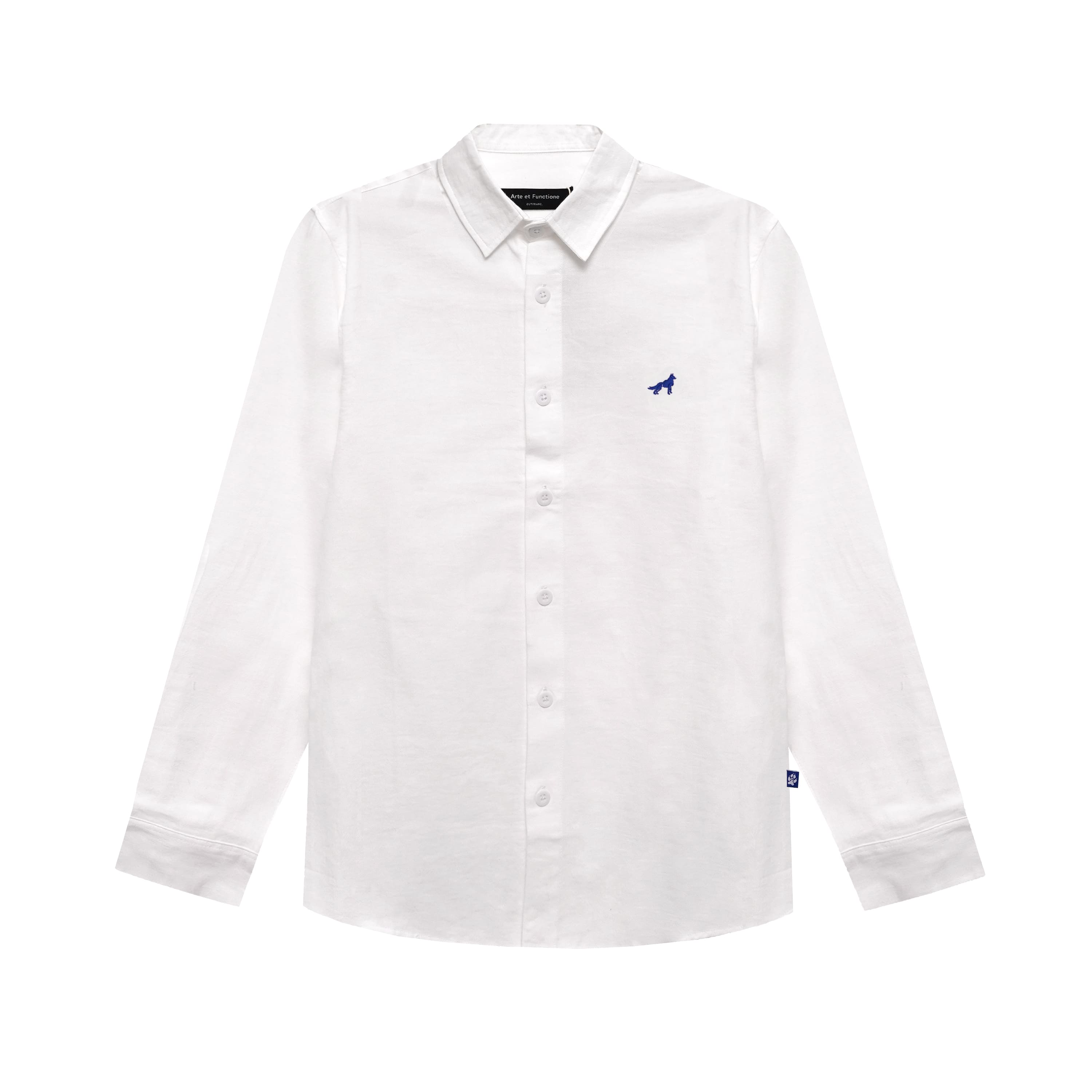 Franc Cotton Le Casual Shirt in White