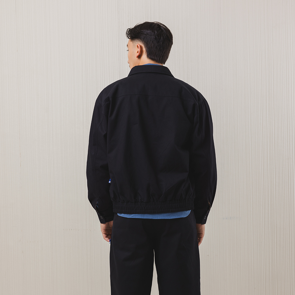 Franc London Harrington Jacket in Black
