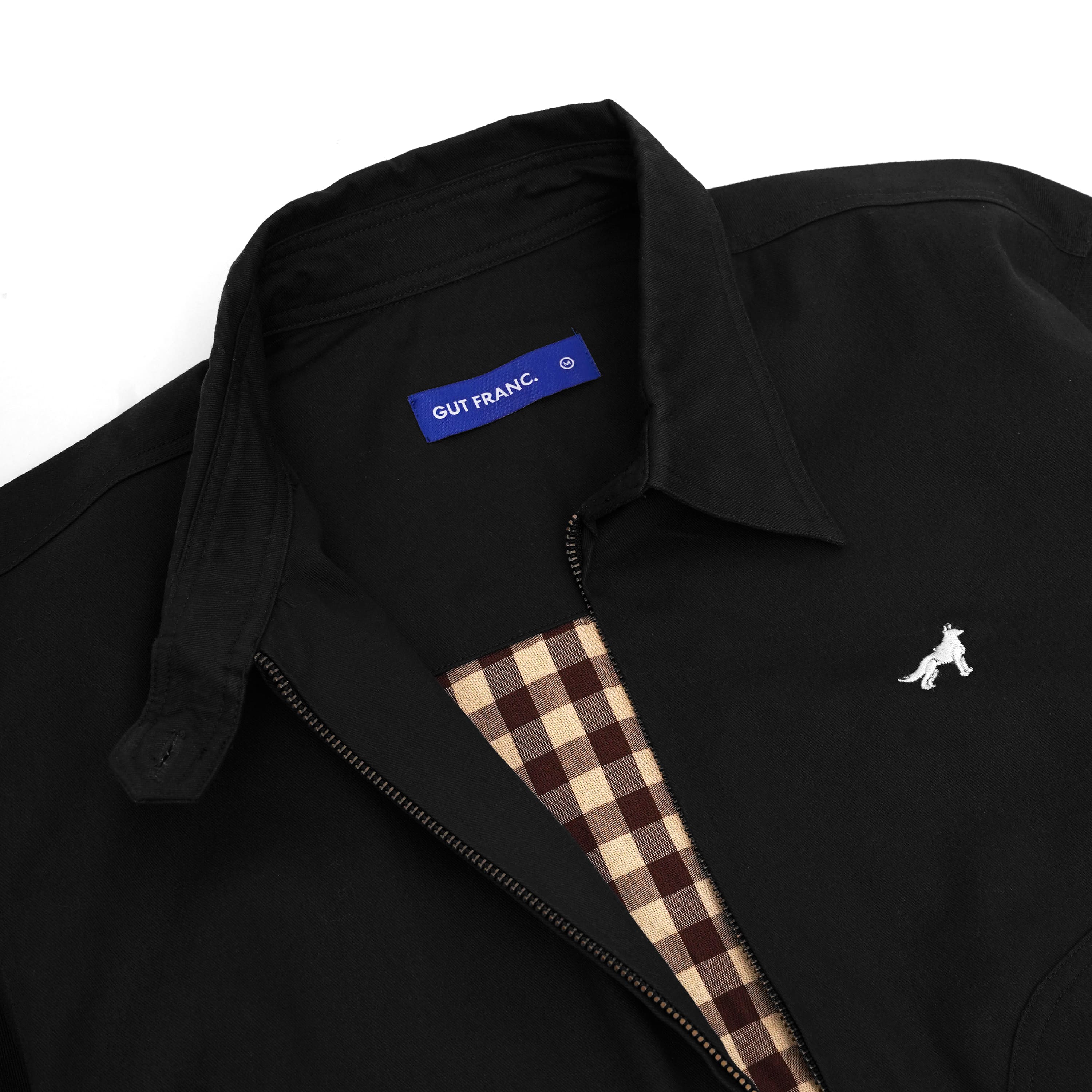 Franc London Harrington Jacket in Black