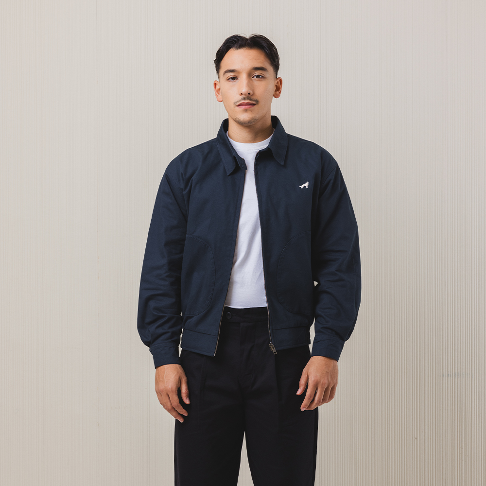 Franc London Harrington Jacket in Navy