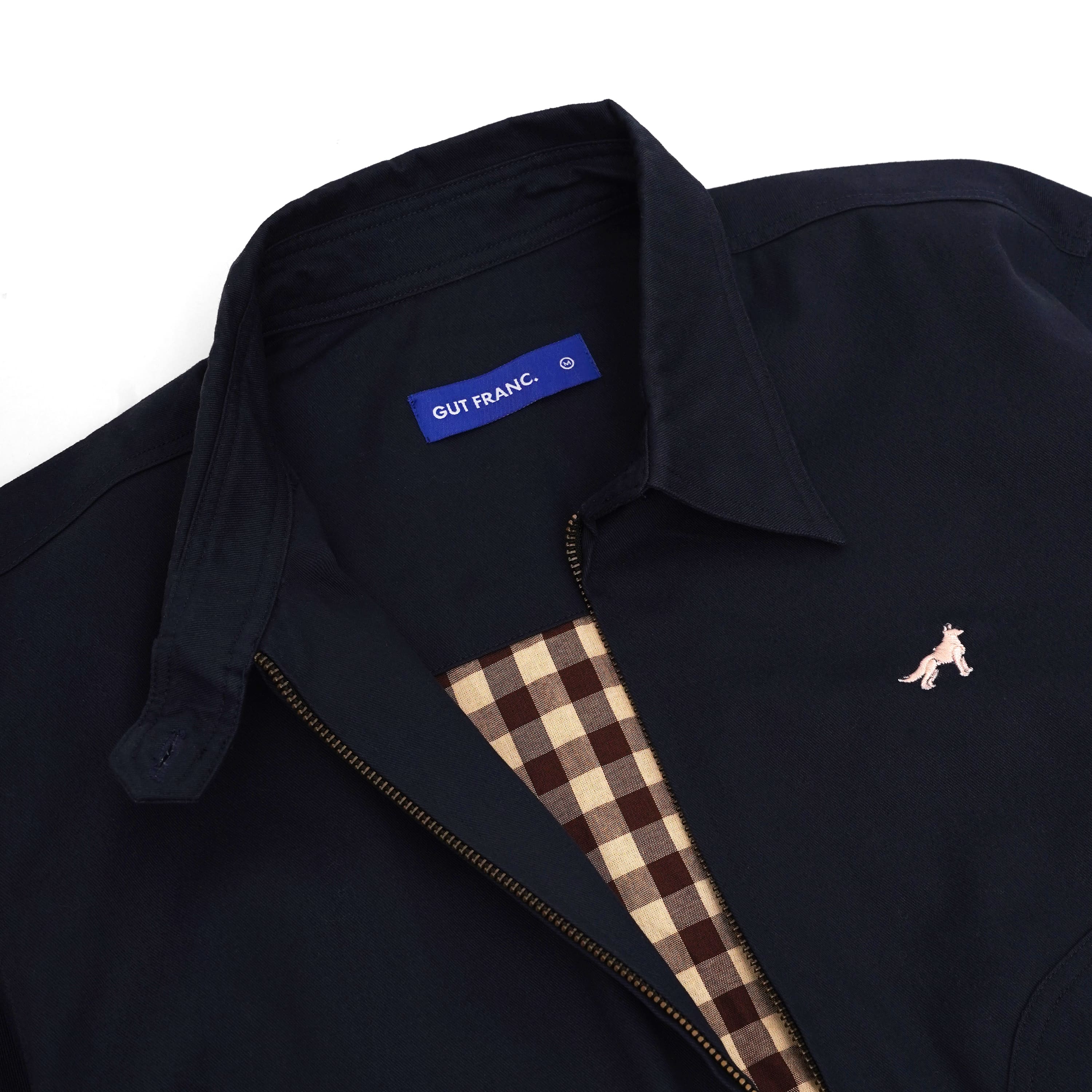 Franc London Harrington Jacket in Navy