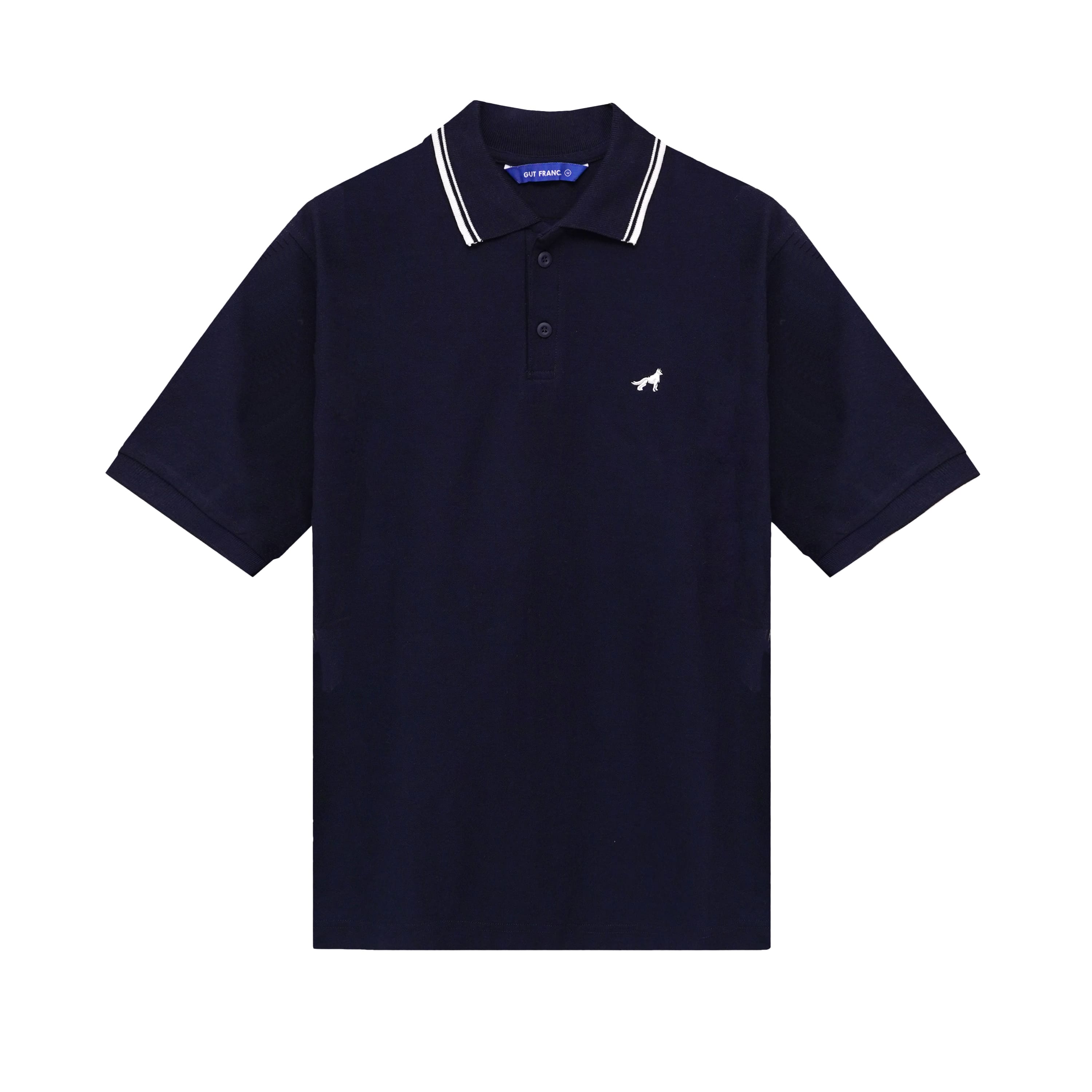 The Franc Terry Polo Shirt SS In Navy