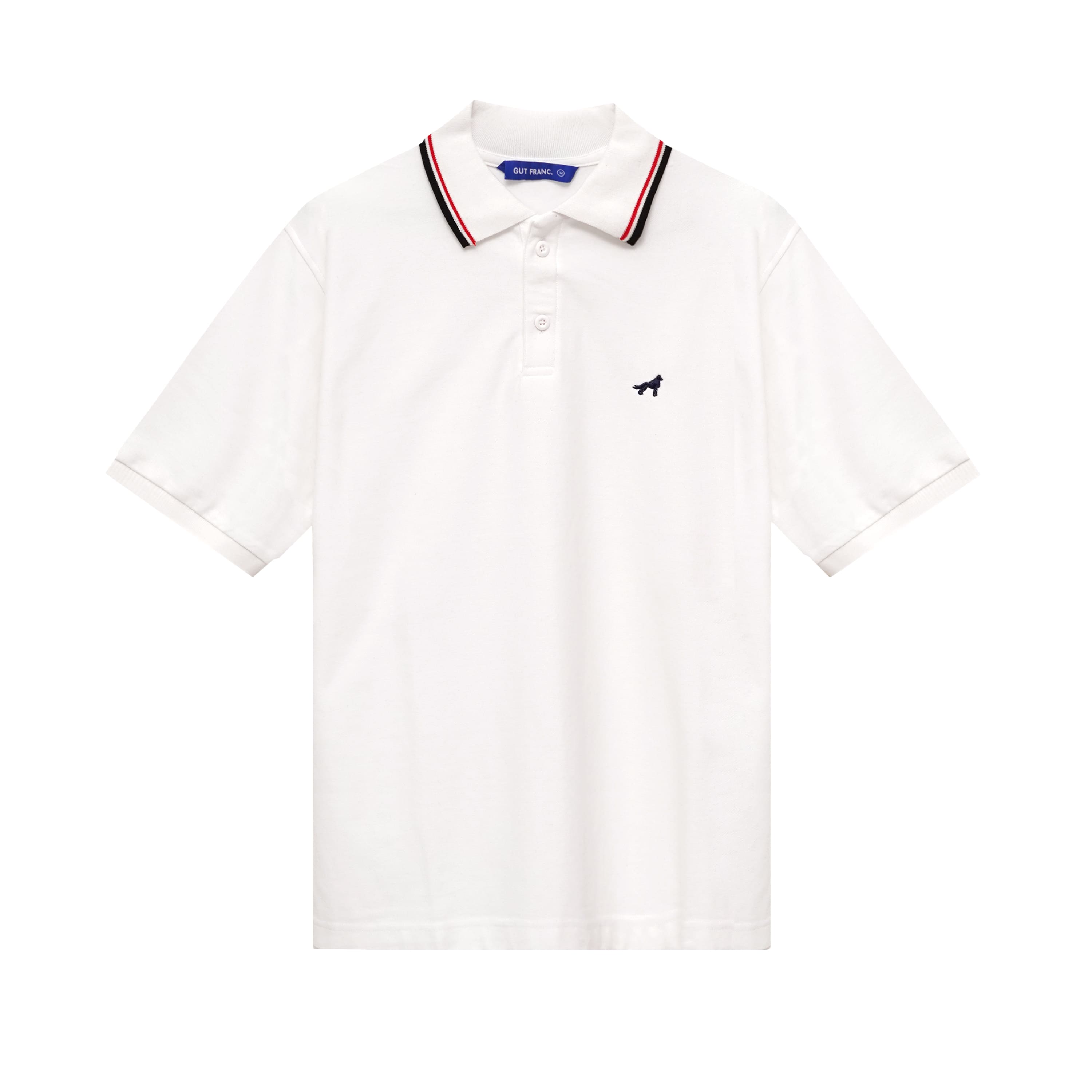 The Franc Terry Polo Shirt SS In White