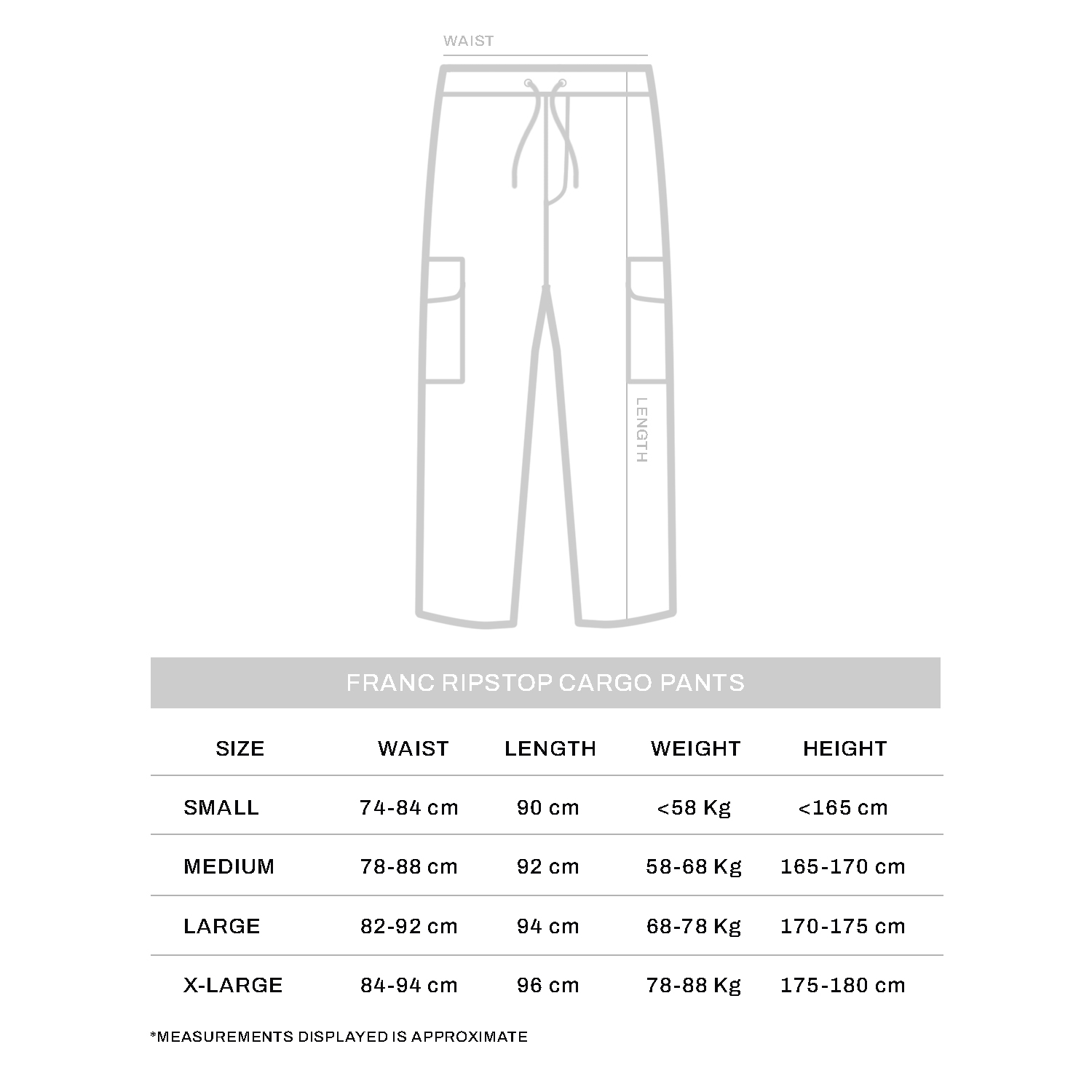 Franc Paw Ribstop Cargo Pants