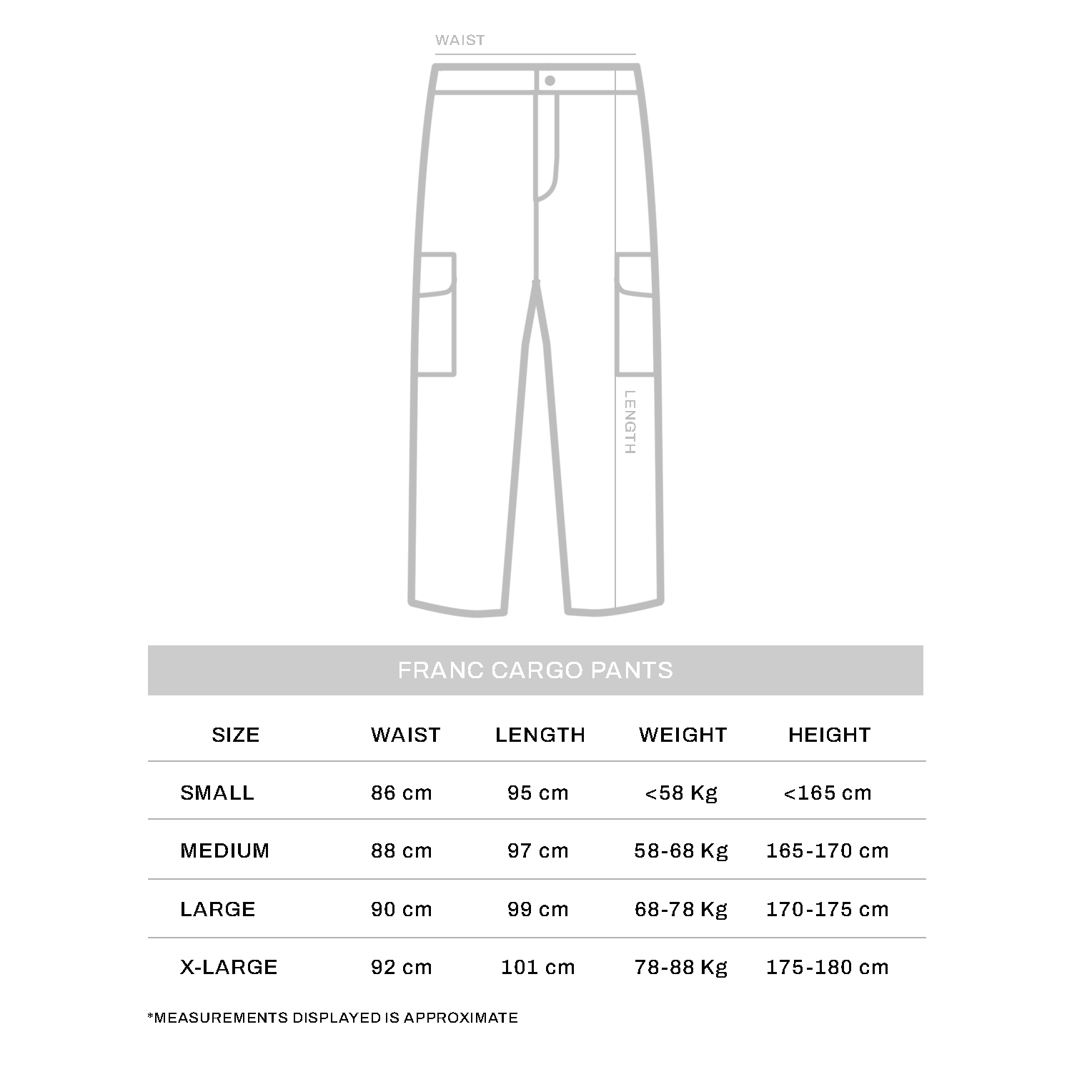 Cotton Cargo Twill Pants in Brown