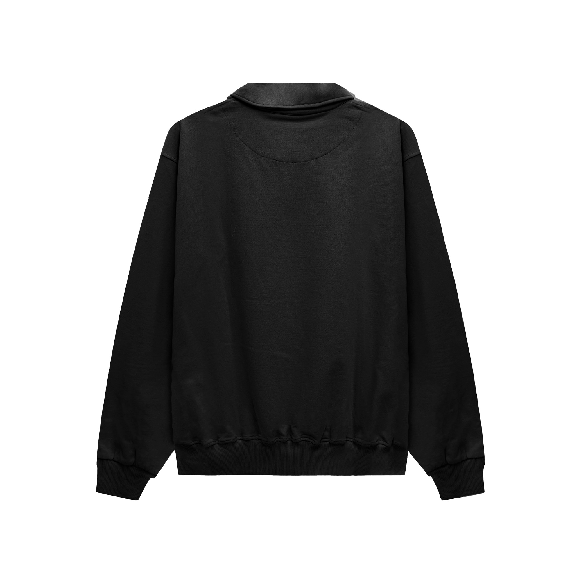 Franc Polo Terry Longsleeve In Black