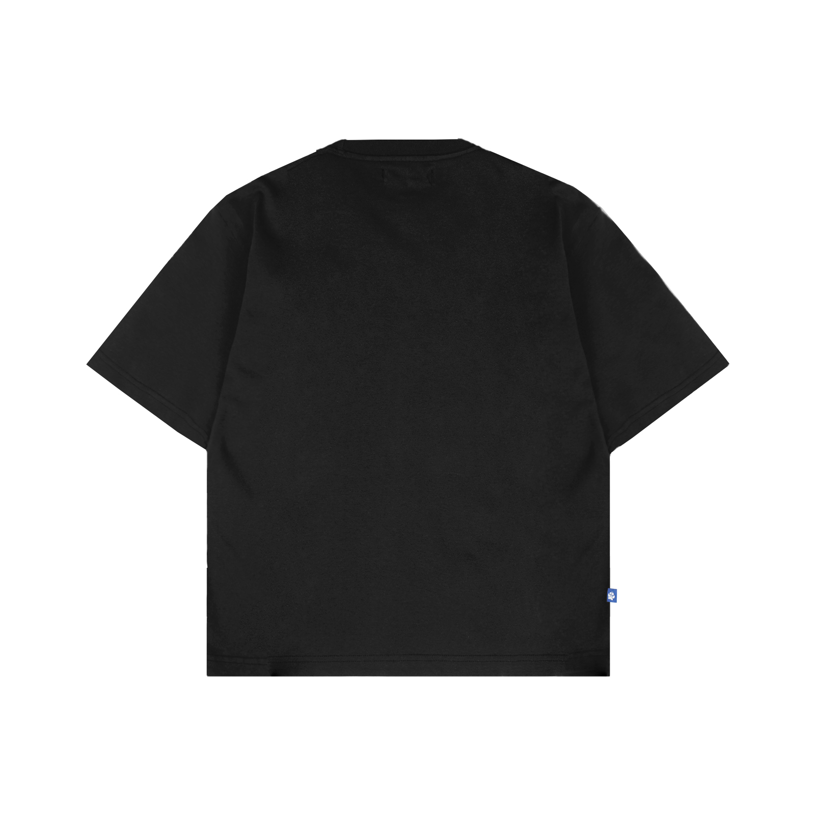 Franc Boxy Heavy Cotton Tees In Black