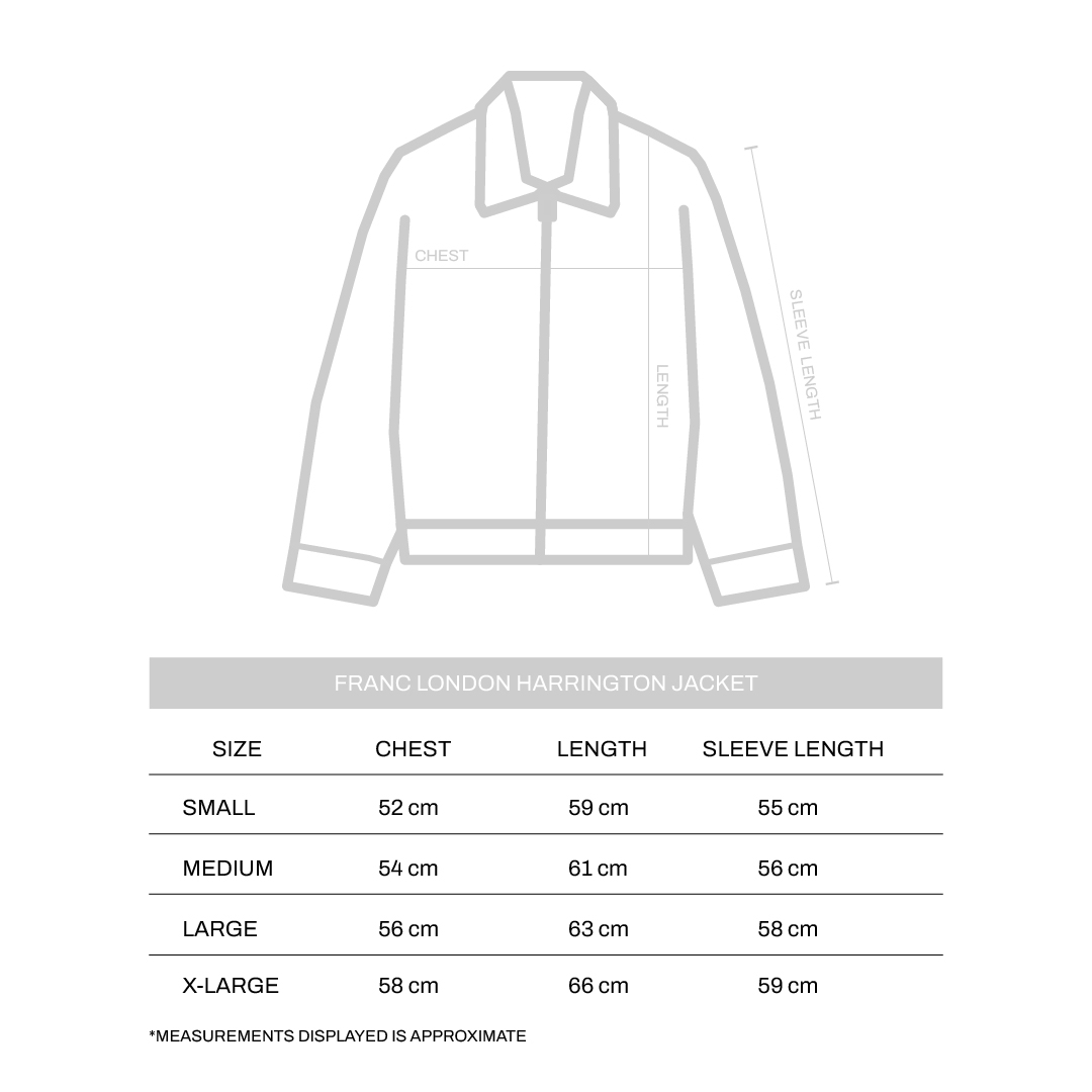 Franc London Harrington Jacket in Black