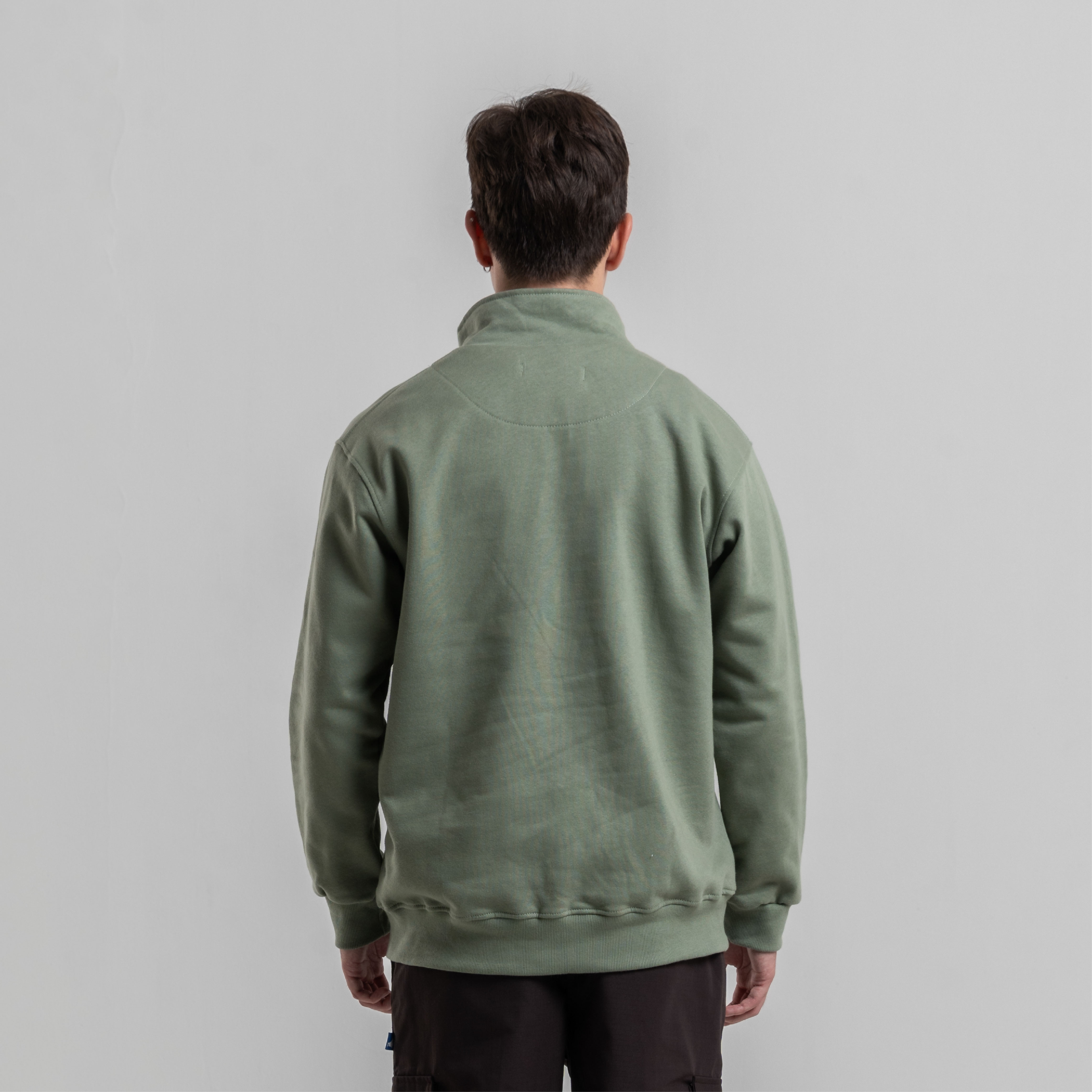 Franc Green Half Zip Sweater