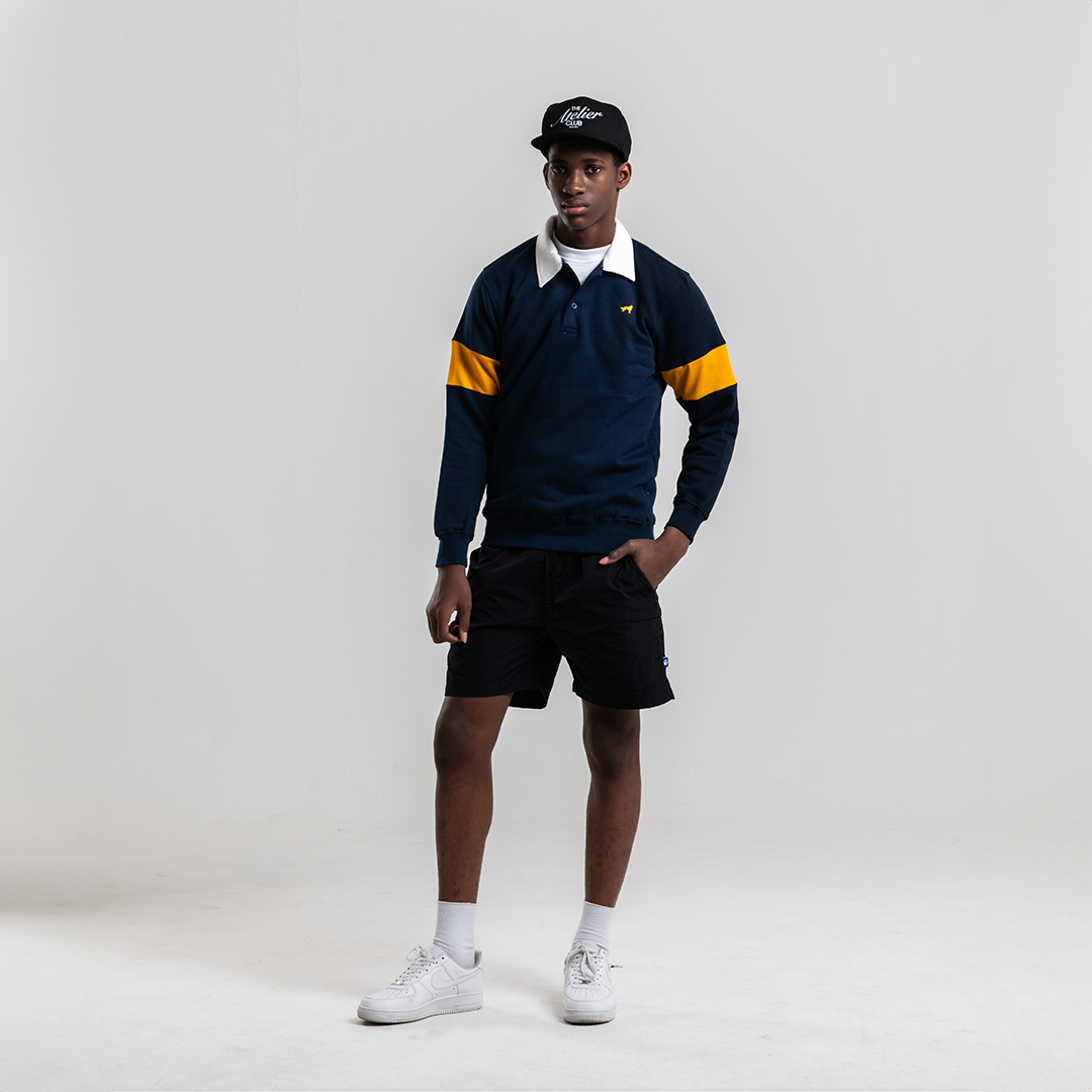 Franc Navy Rugby Sweatshirt